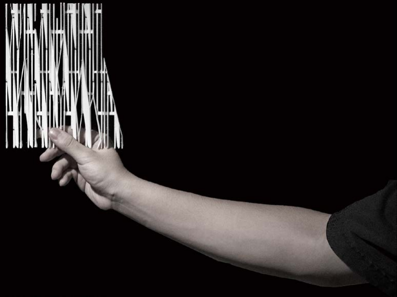 Hand-held folded facade prototype