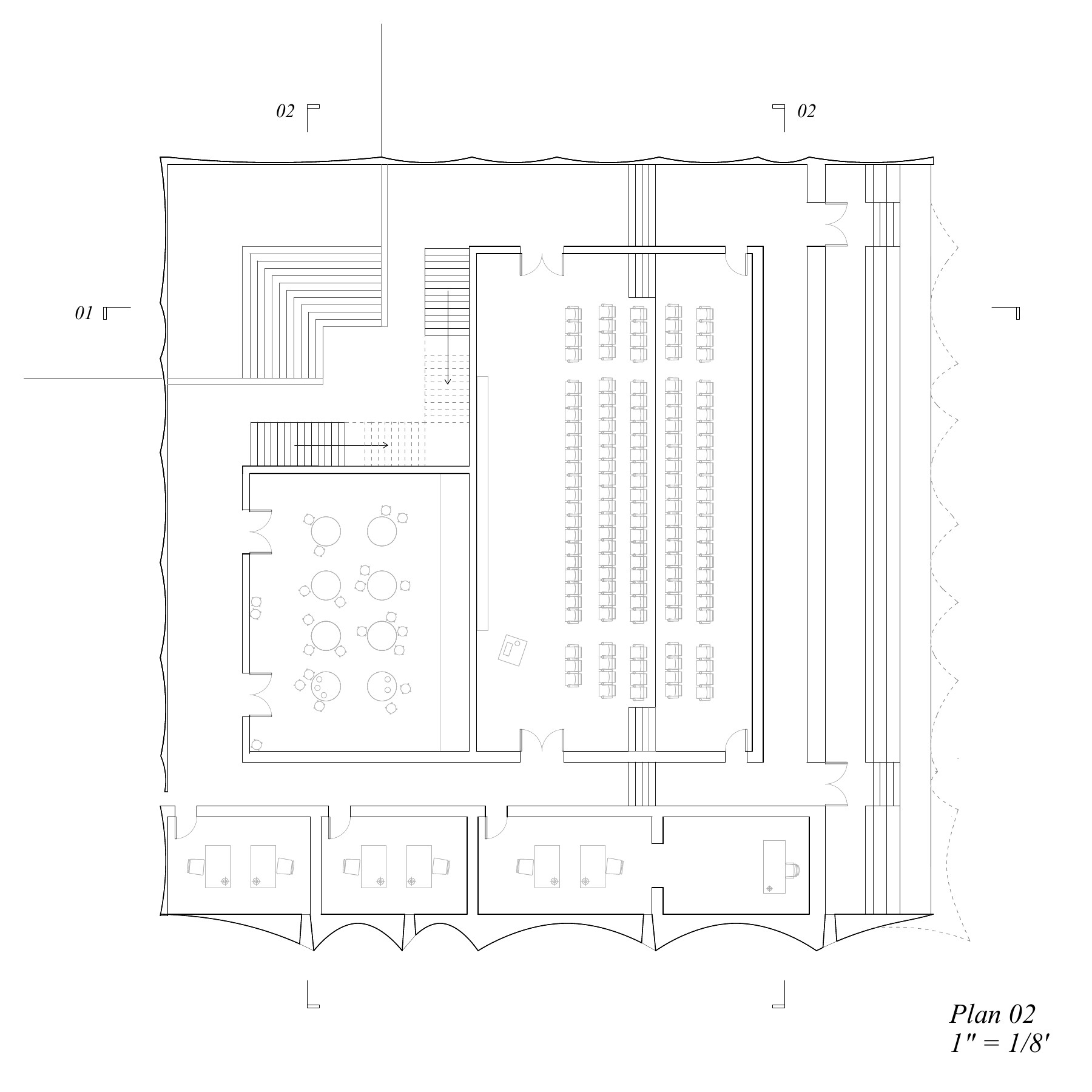 Second-level plan where the two schools diverge